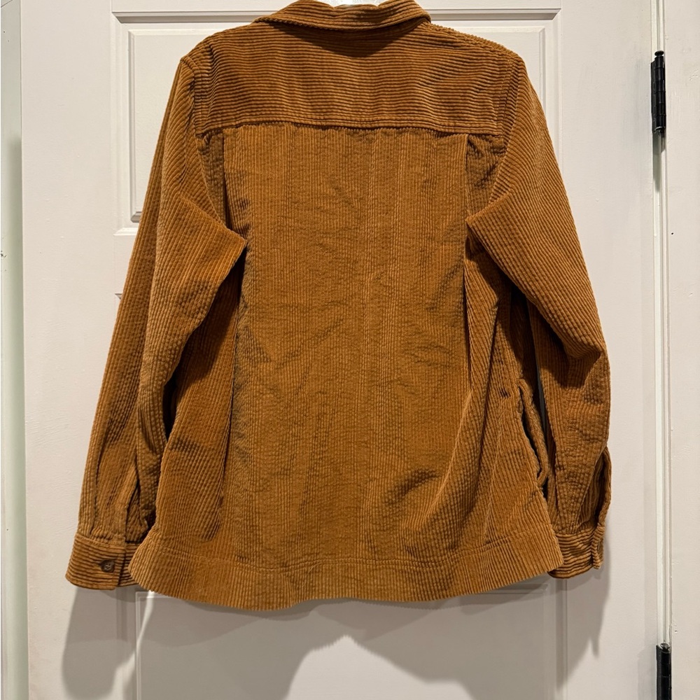 L.L. Bean Tan Corduroy Shacket - Picture 4 of 4